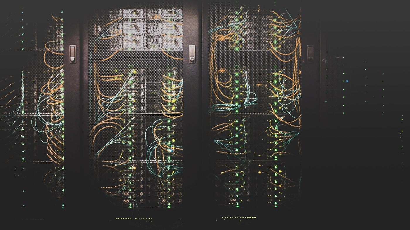 Centro de datos con servidores empresariales
